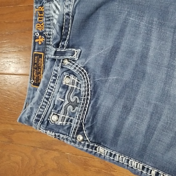 Rock Revival Capri jeans sz 33x24 - Picture 9 of 12